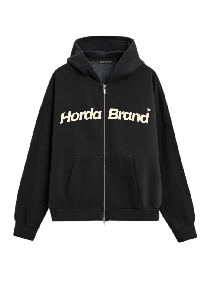 Felpa con zip 400g - Horda Brand Oversize Uomo/Donna Horda Brand Streetwear