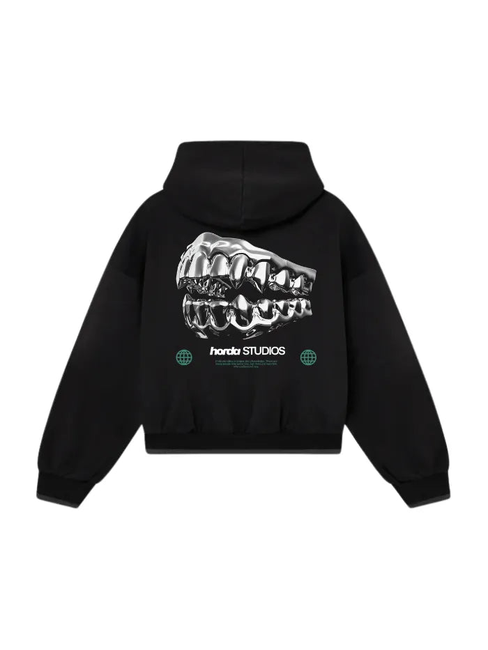 Felpa Boxy Fit Nera 330g "Swagger" | Made in Italy – Horda Brand Horda Brand Streetwear