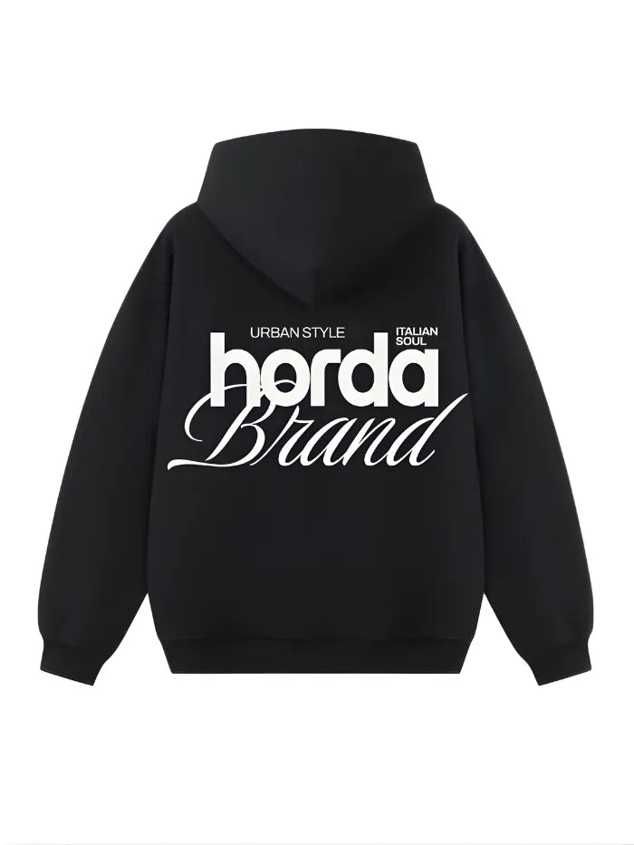 Hoodie Boxy Fit 380g Made in Italy - Felpa Cappuccio Cotone Heavyweight