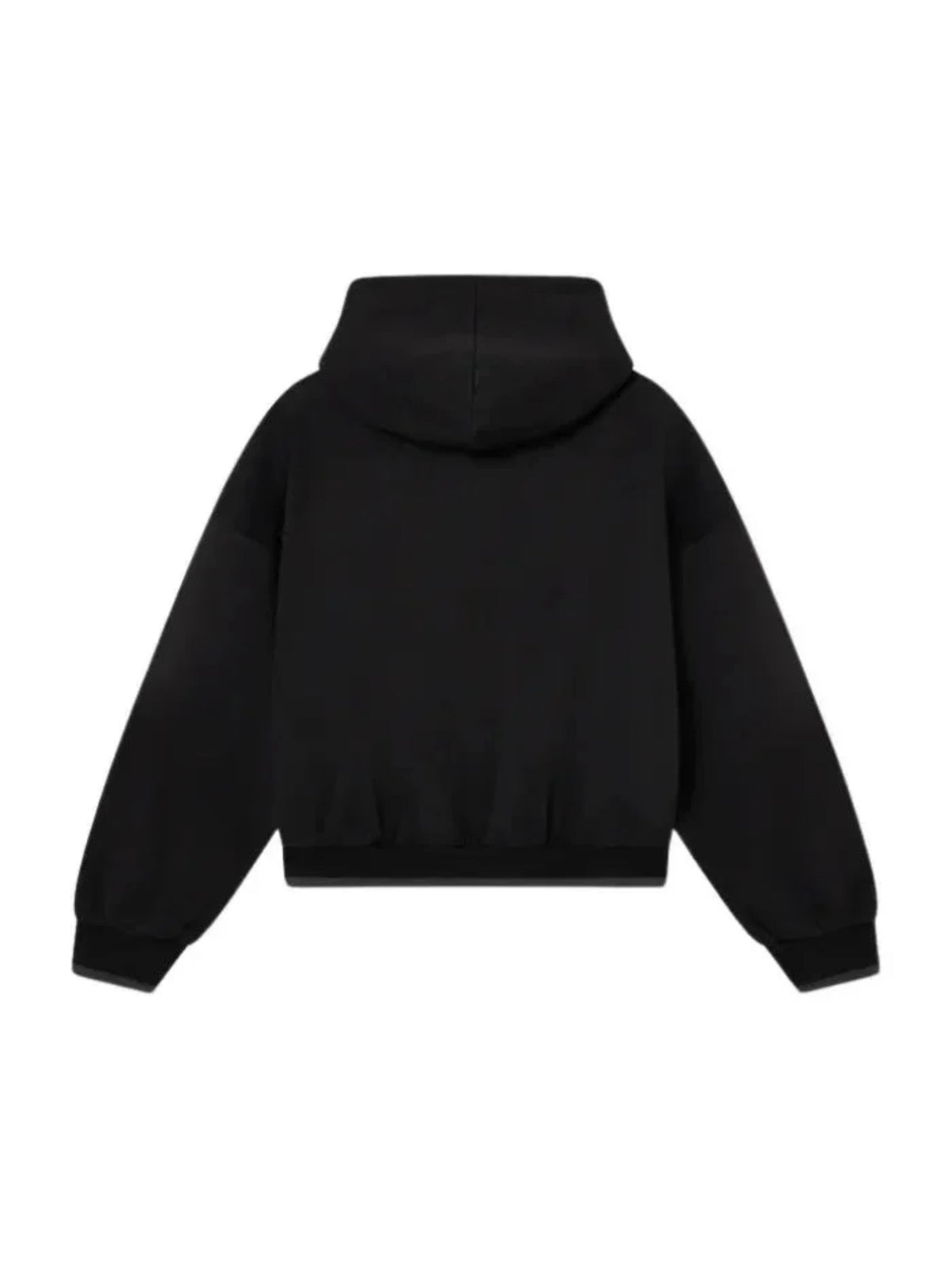 Felpa con Cappuccio Oversize Donna Taped – Nera, Garzata 330g