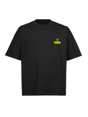 Black 100% Cotton Boxy Fit Horda X3 T-shirt