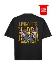 T-Shirt „Wild &amp; Free“ aus 100 % Baumwolle