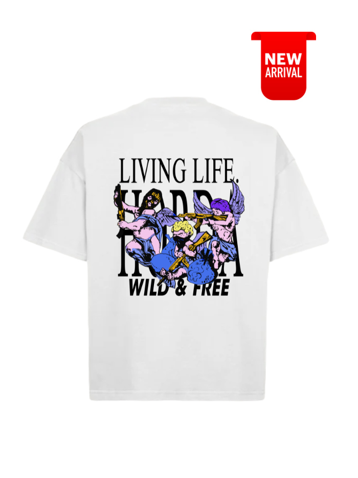 T-shirt 100% Cotone "Wild & Free"