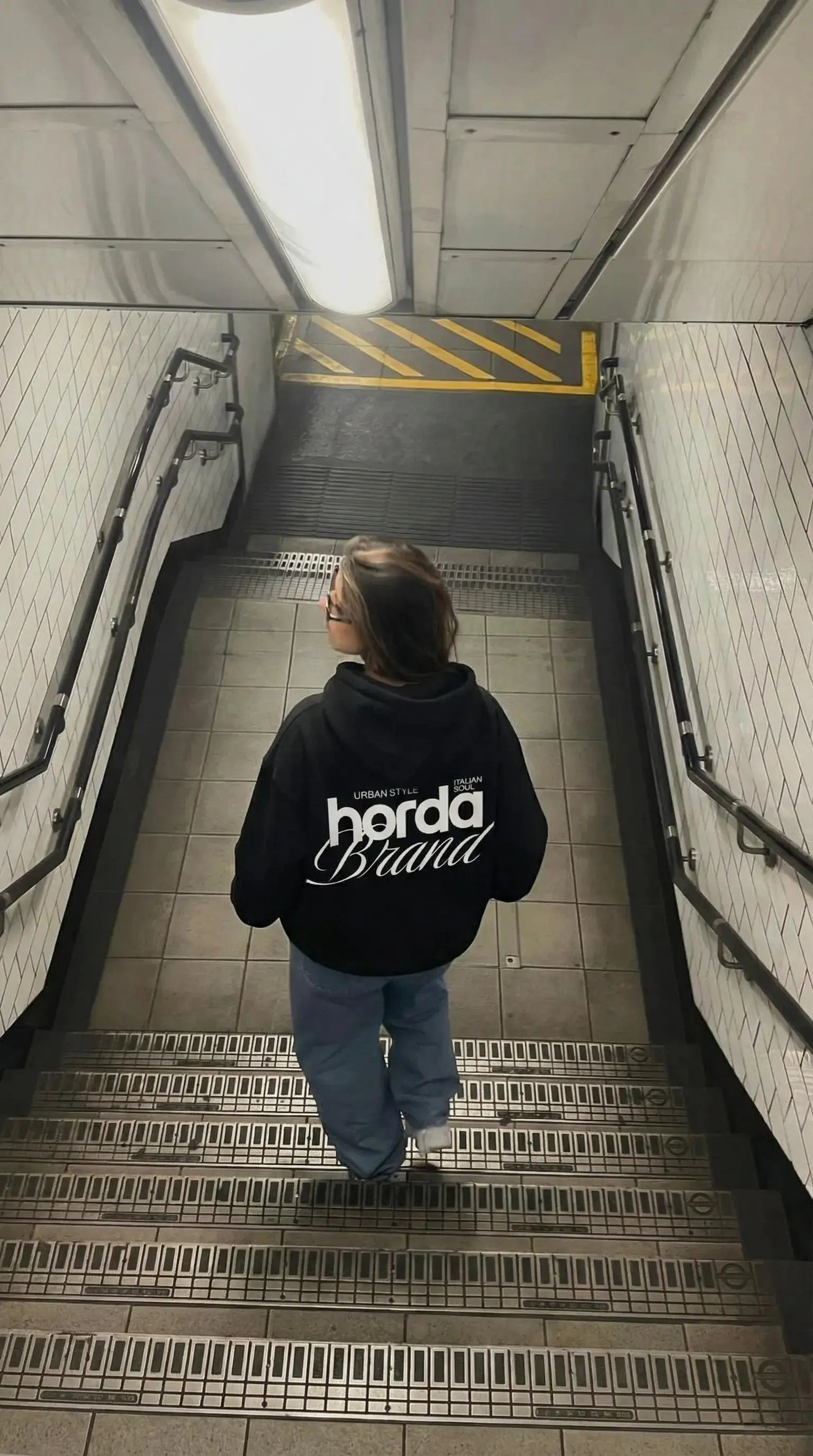 Hoodie Boxy Fit 380g Made in Italy - Felpa Cappuccio Cotone Heavyweight Horda Brand