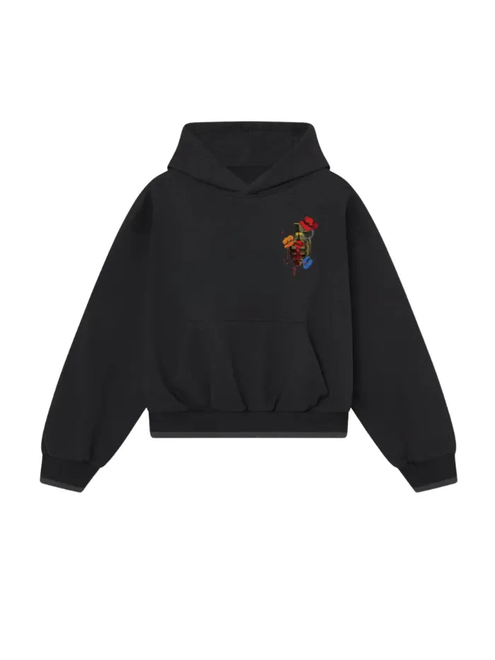 Sweat à capuche coupe boxy 100% coton Bomb Oversize Fit 460 grammes