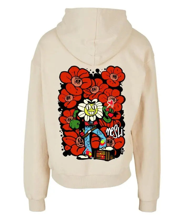Horda x Nesli Felpa 460 grammi in 100% cotone non garzata Vestibilità Oversize - Horda Brand Streetwear