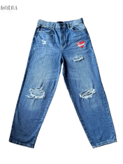 Jeans Ripped Baggy Fit 100% cotone - Horda Brand Streetwear