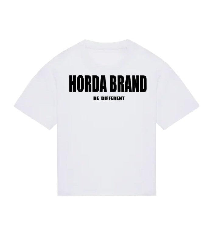 Maglietta Cropped in 100% Cotone Be Different - Horda Brand Streetwear