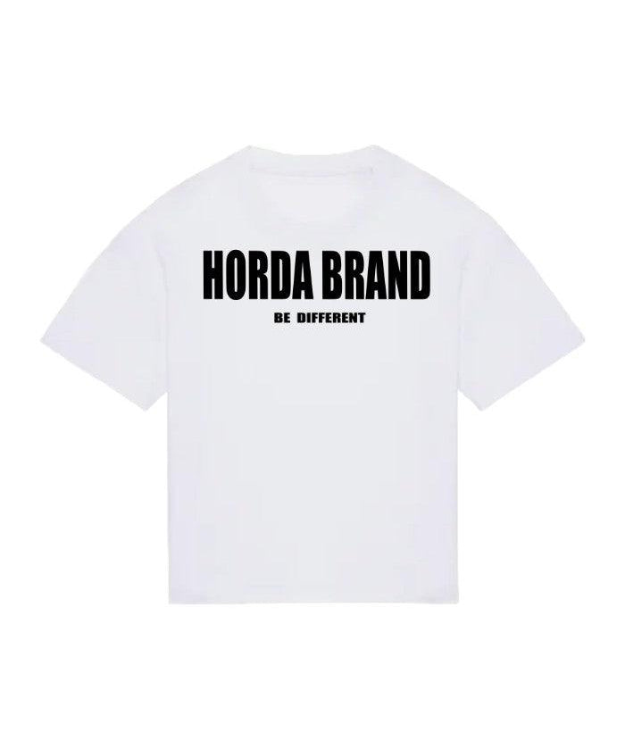 Maglietta Cropped in 100% Cotone Be Different - Horda Brand Streetwear