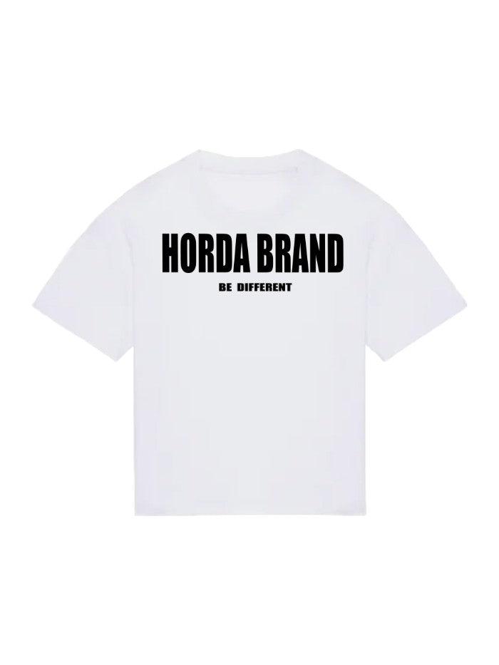 Maglietta Cropped in 100% Cotone Be Different - Horda Brand Streetwear