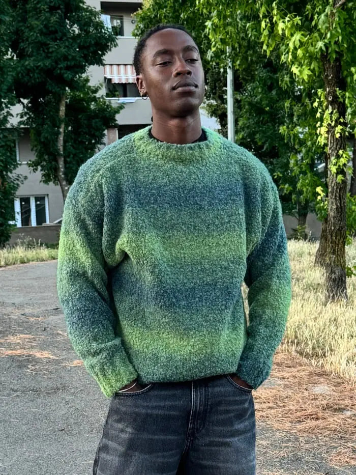 Maglione Verde Boxy Fit Uomo/Donna - Alta Qualità Made in Italy | Horda Brand Horda Brand Streetwear