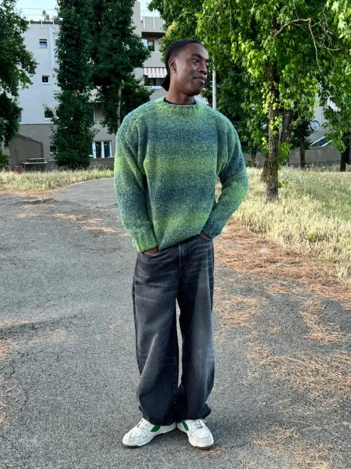 Maglione Verde Boxy Fit Uomo/Donna - Alta Qualità Made in Italy | Horda Brand Horda Brand Streetwear
