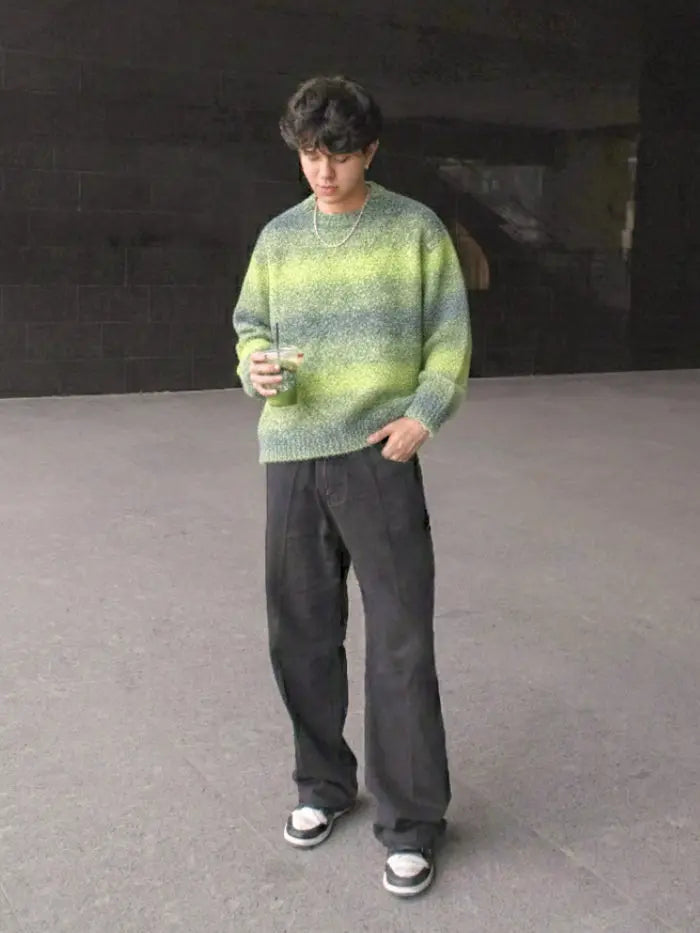 Maglione Verde Boxy Fit Uomo/Donna - Alta Qualità Made in Italy | Horda Brand Horda Brand Streetwear