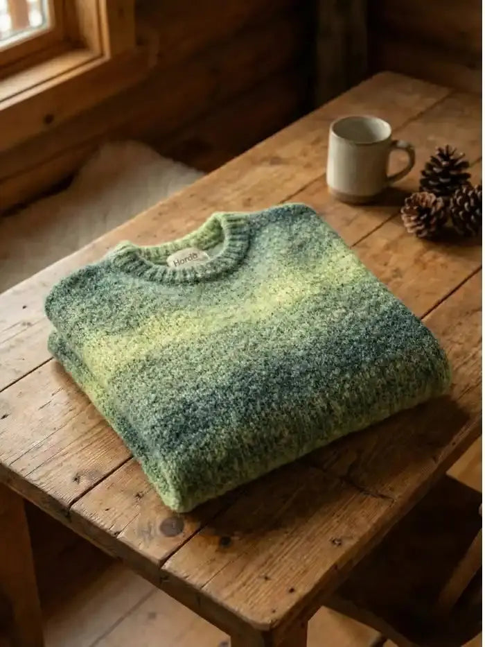 Maglione Verde Boxy Fit Uomo/Donna - Alta Qualità Made in Italy | Horda Brand Horda Brand Streetwear