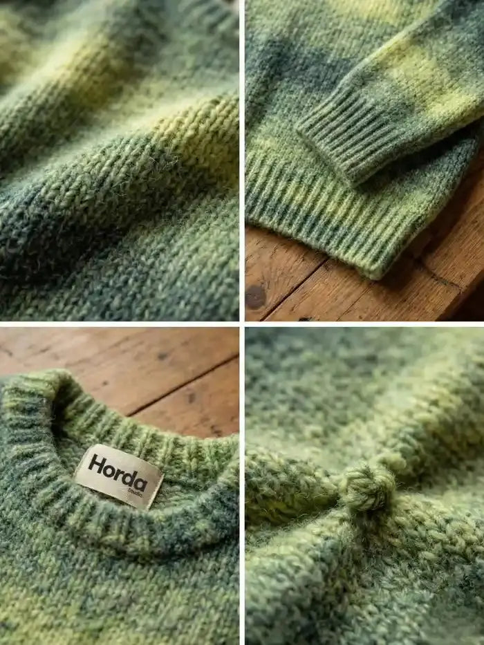 Maglione Verde Boxy Fit Uomo/Donna - Alta Qualità Made in Italy | Horda Brand Horda Brand Streetwear