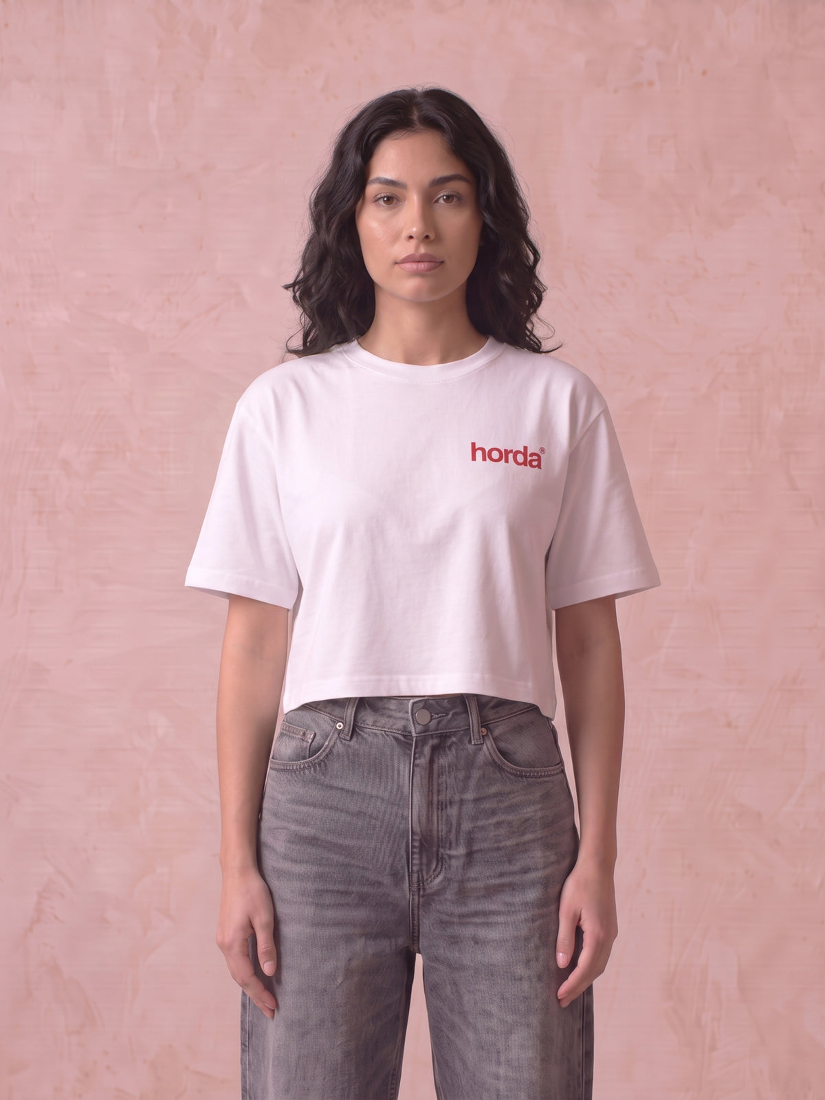 T-shirt Cropped Donna Change Bianca