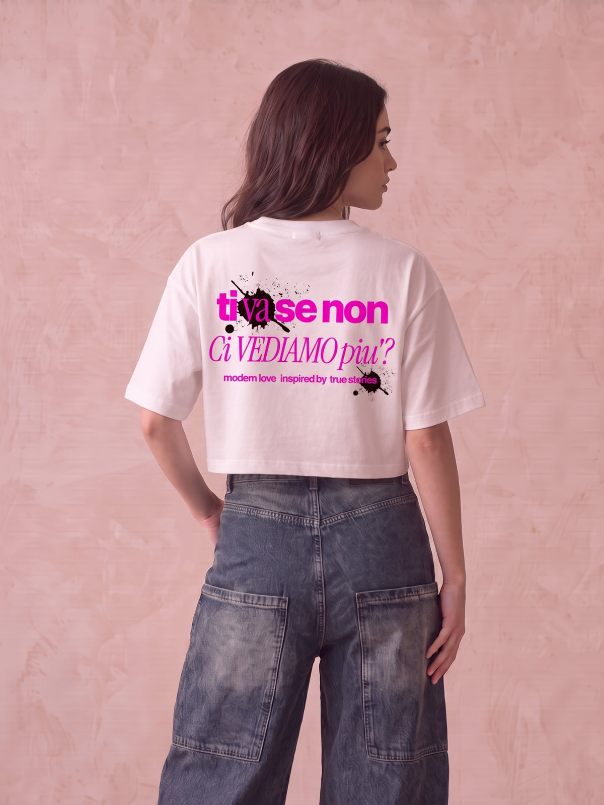 Damen Crop T-Shirt Intention 180g