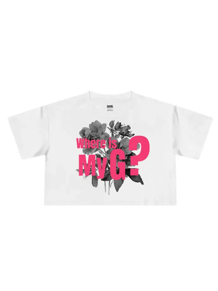 My G – T-Shirt Cropped Donna 180gr Cotone Pesante | Made in Italy | Horda Brand Horda Brand Streetwear