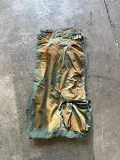 Cargo Shorts Green Whased Brush Horda Brand