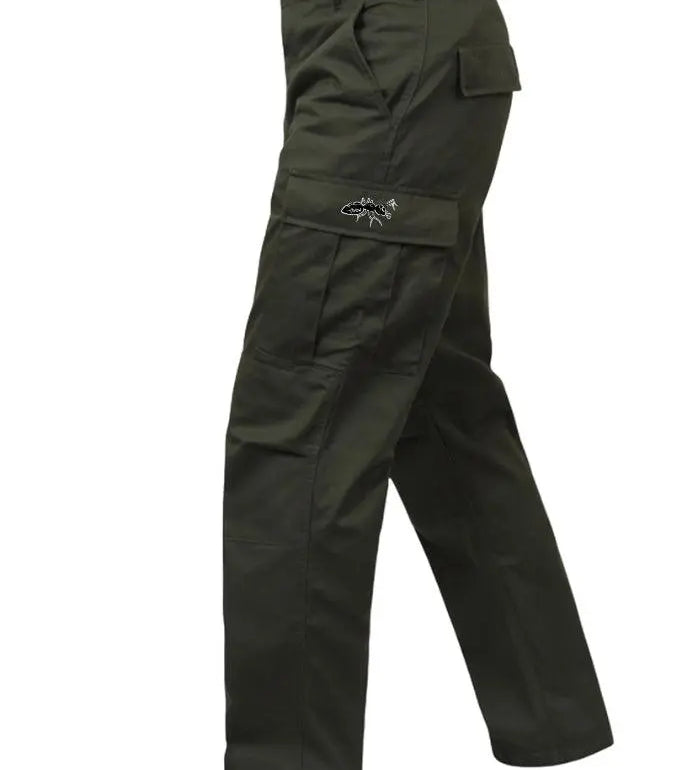 Pantalone Verde Militare in 100% Cotone Ripstop Baggy Fit - Horda Brand Streetwear