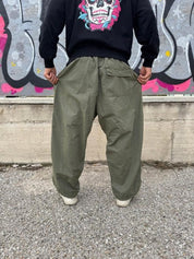 Pantalone Baggy verde militare 100% cotone - Horda Brand Streetwear