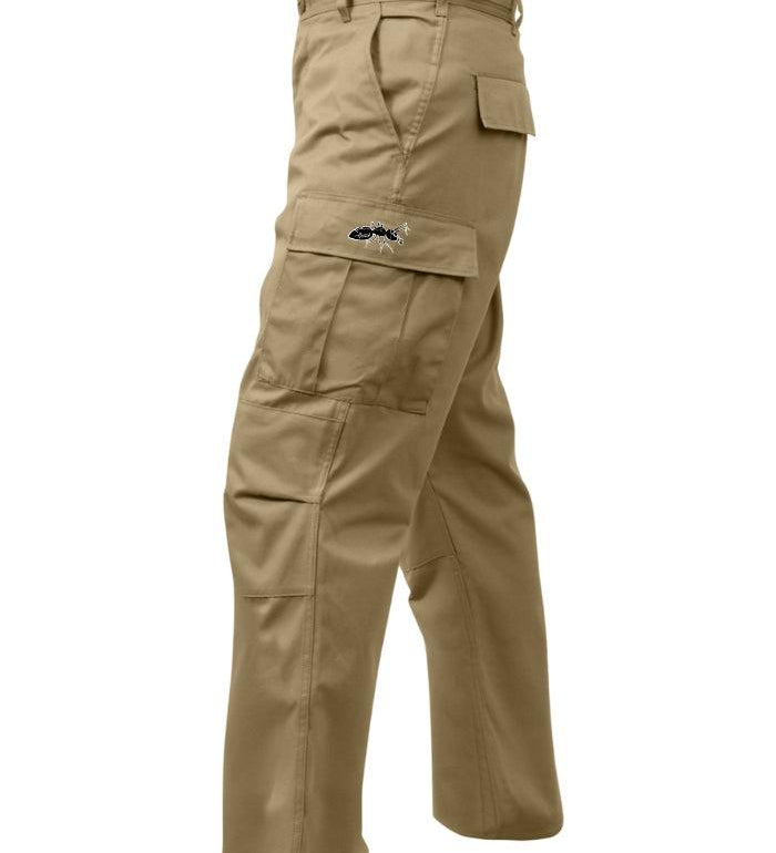 Pantalone Cargo Beige 100% cotone Baggy Fit - Horda Brand Streetwear