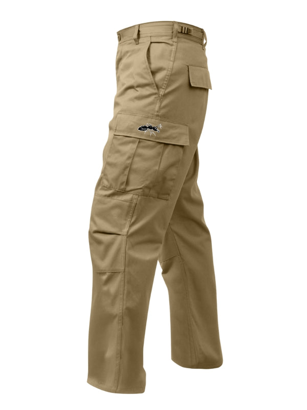 Pantalone Cargo Beige 100% cotone Baggy Fit