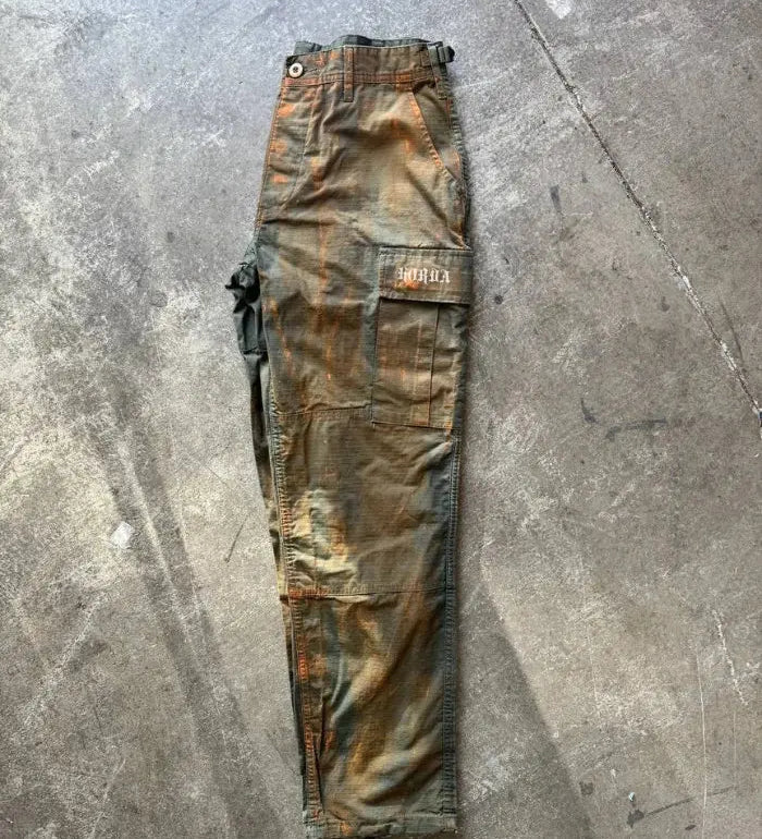 Pantaloni Cargo Streetwear Green Corrosion Horda Brand Streetwear