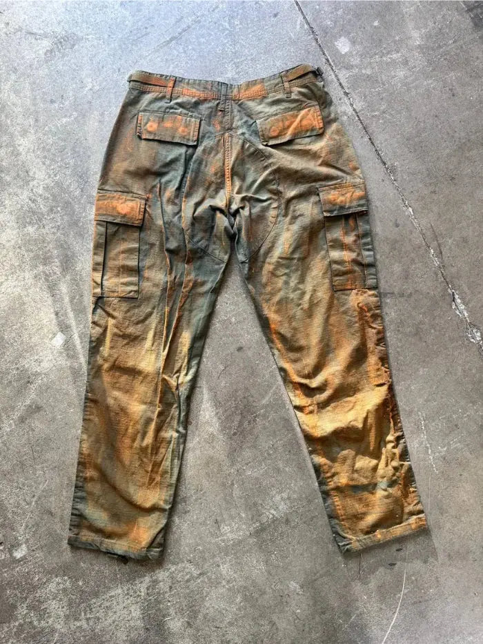 Pantaloni Cargo Streetwear Green Corrosion Horda Brand Streetwear