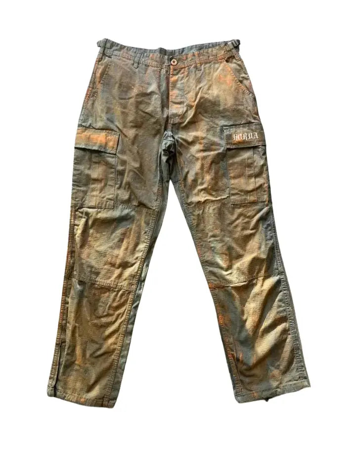 Pantaloni Cargo Streetwear Green Corrosion Horda Brand Streetwear