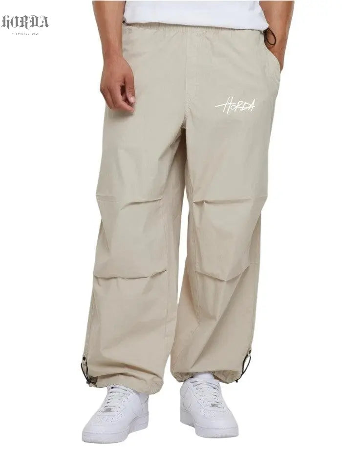 Pantaloni Paracadutista Beige 100% cotone - Horda Brand Streetwear