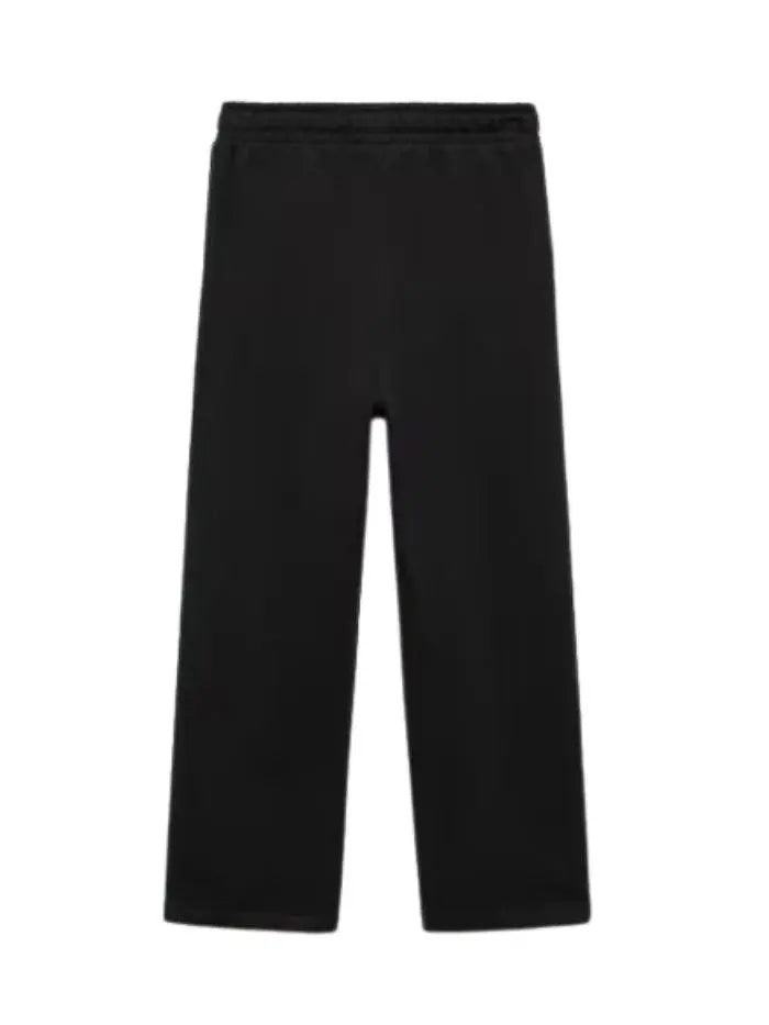 Pantaloni tuta nero a palazzo 100% cotone - Horda Brand Streetwear