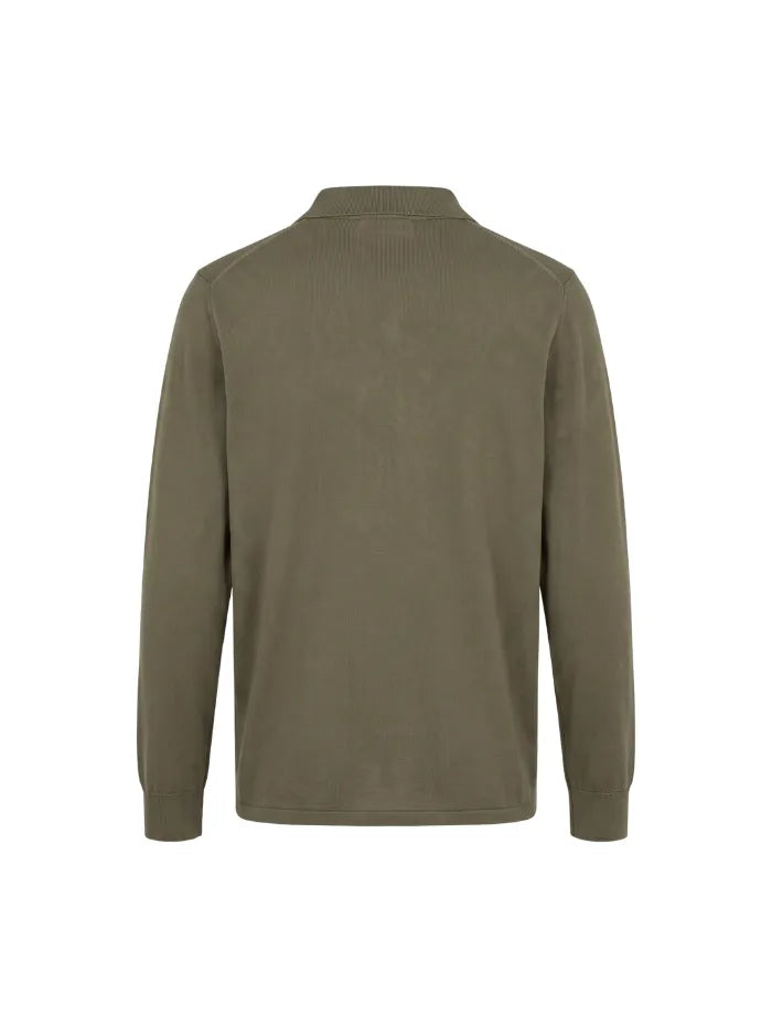 Polo Camo Green 180g Fine Piqué Cotone Made in Italy | Horda Horda