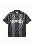 Polo Horda Calcio Style Mesh Riciclato Dark Grey Horda Brand Streetwear