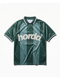 Polo Horda Calcio Style Mesh Riciclato Forest Green Horda Brand Streetwear