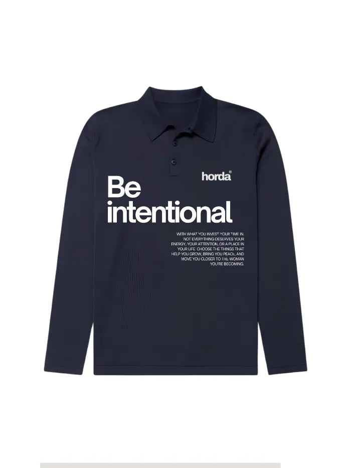 Polo Navy 180g Piqué Cotone Made in Italy | Horda Horda