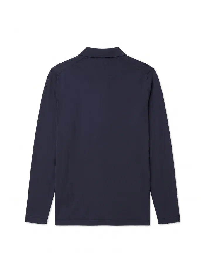 Polo Navy 180g Piqué Cotone Made in Italy | Horda Horda