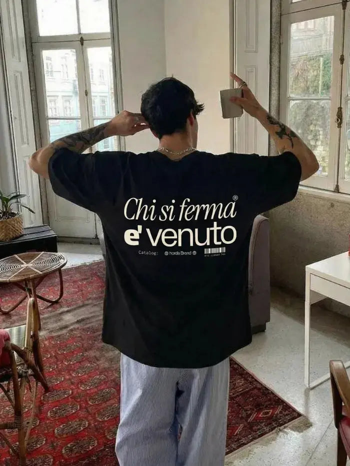 T-Shirt 100% Cotone  Made in Italy | The Motion Horda Brand