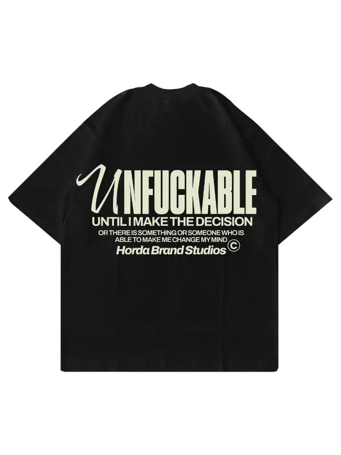 T-Shirt 200 Grammi Boxy Fit Cotone Made in Italy Decision Horda Brand