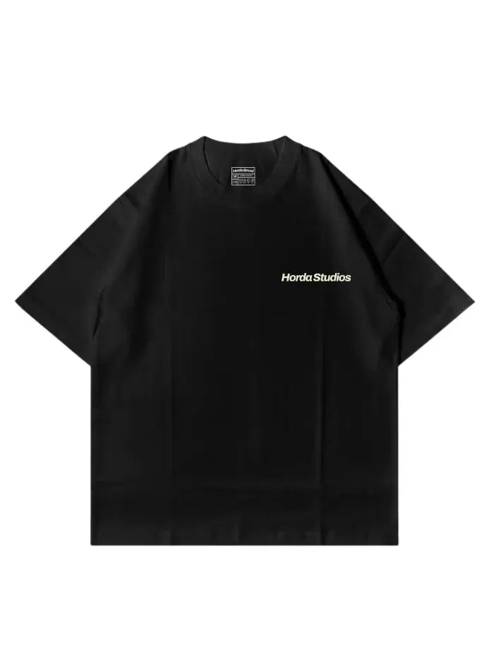 T-Shirt 200 Grammi Boxy Fit Cotone Made in Italy Decision Horda Brand