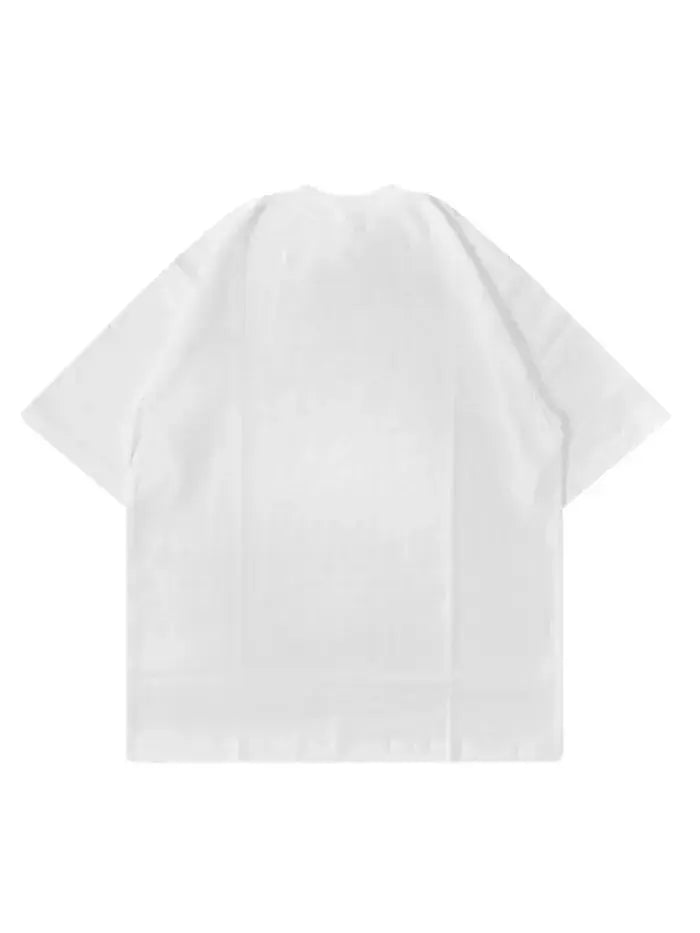 T-Shirt Bad Chose Bianca 200gr Oversize Cotone Made Italy Horda Brand