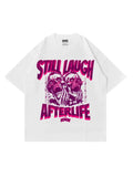 T-Shirt Bianca 220gr Oversize Cotone Made Italy AfterLife Horda Brand