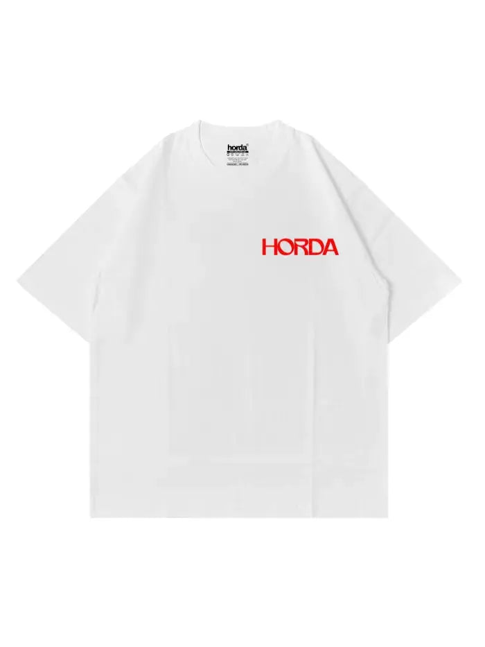 T-Shirt Bianca 220gr Oversize Cotone Made in Italy - Psycho Horda Brand