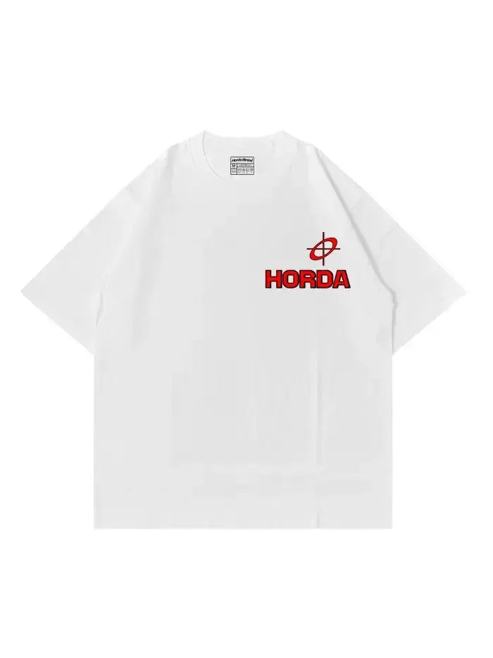 T-Shirt Bianca CULTURE 100% Cotone Made in Italy Horda Brand
