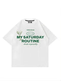 T-Shirt Boxy Fit 200g Made in Italy My Routine - Cotone Premium Heavyweight Horda Brand