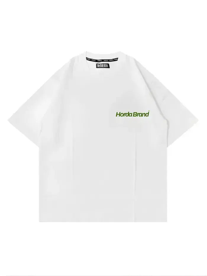 T-Shirt Boxy Fit Oversize 100% Cotone Made in Italy Never Had Horda Brand