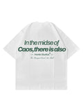 T-Shirt Caos 200gr Boxy Fit Oversize Cotone Made in Italy Horda Brand