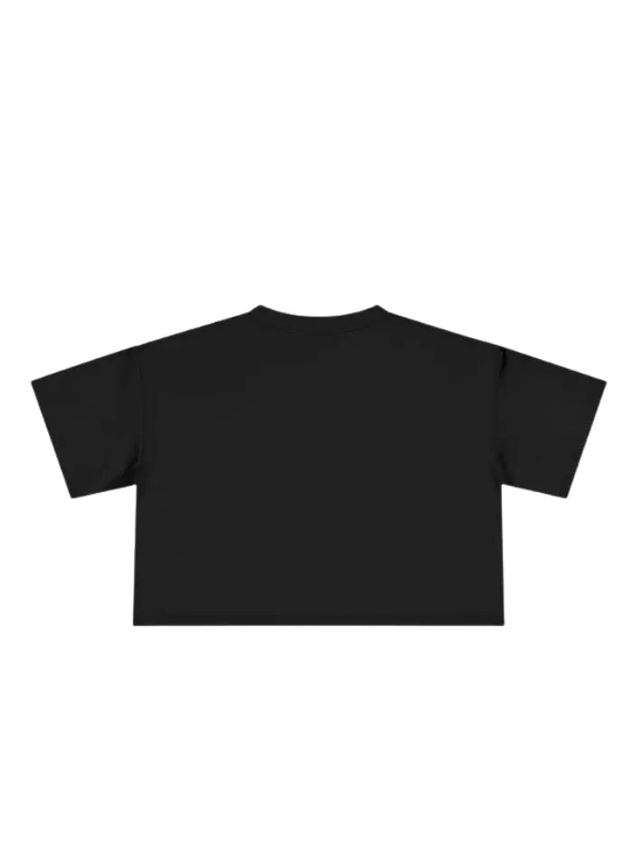 T-Shirt Cropped Donna 100% Cotone – Made in Italy - With Love Horda Brand Streetwear