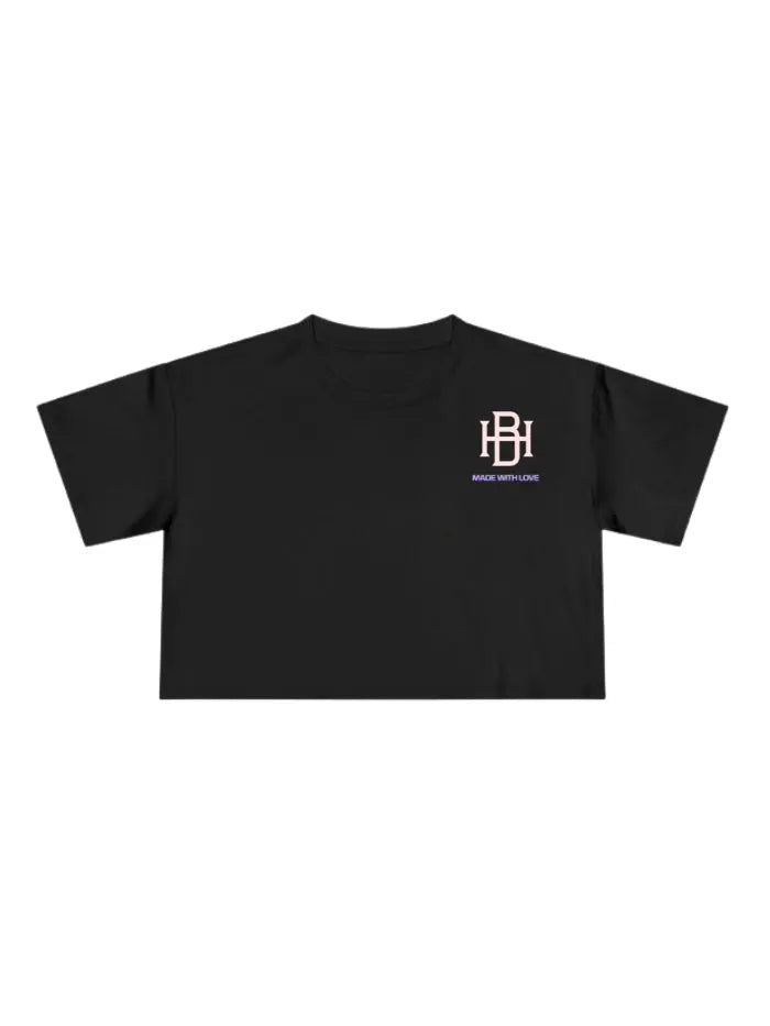 T-Shirt Cropped Donna 100% Cotone – Made in Italy - With Love Horda Brand Streetwear
