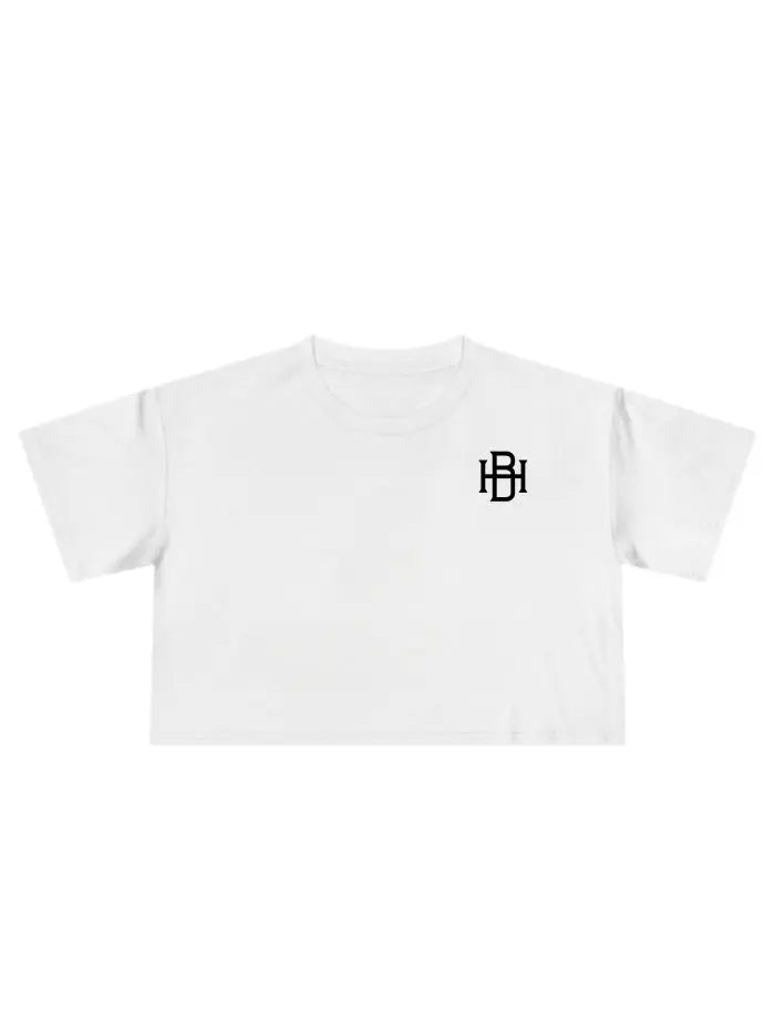 T-Shirt Donna Cropped Basic – Cotone Italiano 100%, Taglio Moderno Horda Brand Streetwear